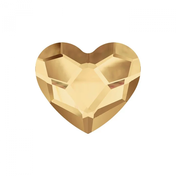 Gema dental corazón golden