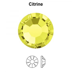 Gemas dentales redondas Citrine