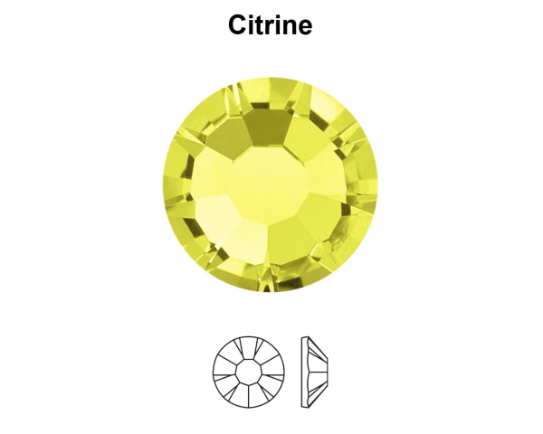 Gemas dentales redondas Citrine