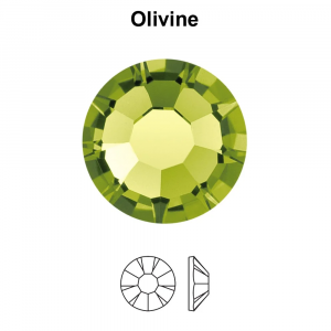 Gemas dentales redondas Olivine