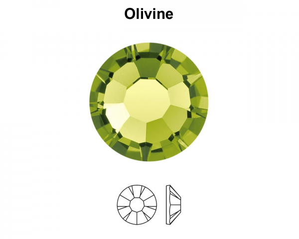Gemas dentales redondas Olivine