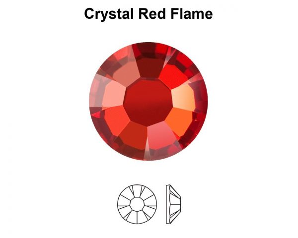 Gemas dentales redondas Red Flame