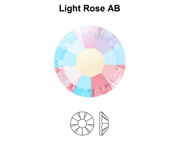 Gemas dentales redondas Light Rose AB