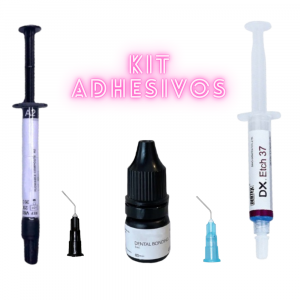 Kit de adhesivos de gemas dentales, incluye, composite, bonding, etching gel