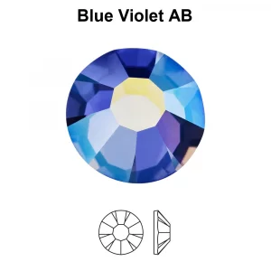 Gemas dentales redondas Blue Violet AB