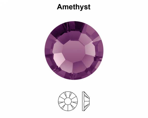 Gemas dentales redondas Amethyst