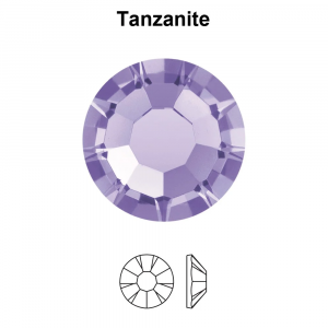 Gemas dentales redondas Tanzanite