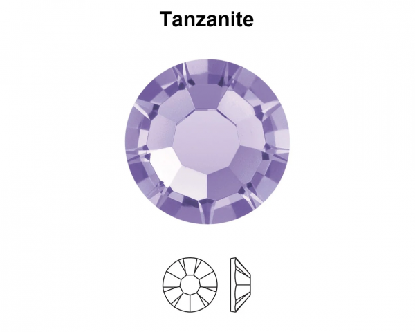 Gemas dentales redondas Tanzanite