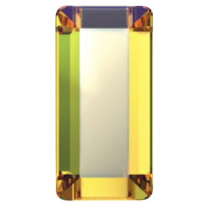 Baguette Light Topaz Shimmer - Swarovski