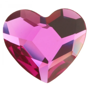 Corazón Fuchsia - Swarovski